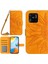 Xiaomi Redmi 10C 4g HT04 Ayçiçeği Baskısı Baskılı Cilt Dokunma Anti-Çizelge Anti-Çizelge Kılıfı Manyetik Toka Pu Deri Cüzdan Kapak Stand Omuz Askısı-Sarı (Yurt Dışından) 1