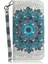 Desen Baskı Işık Dekoru Deri Cüzdan Kılıfı Xiaomi Redmi Not 7s/not 7/not 7 Pro (Hindistan) -Blue (Yurt Dışından) 2