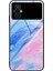 Xiaomi Poco M5 Için 4g Mermer Desen Baskı Temperli Cam Arka Kapak Yumuşak Tpu Anti-Çizelge Tampon Tasarım Telefon CASE-DL05 (Yurt Dışından) 1