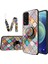 Kickstand Yumuşak Tpu Sert Pc+Xiaomi Için Kradard ile Temsilli Cam Geri Desen Tasarım Kılıfı Not 11 5g (Çin) (Mediatek)/not 11S 5g/not 11T 5g-Checked Desen (Yurt Dışından) 1