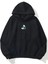 Unisex Somurtkan Şirin Ön Arka Baskılı Siyah Sweatshirt Hoodie 2