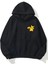 Unisex Pokemon Pikachu Ön Arka Baskılı Siyah Sweatshirt Hoodie 2