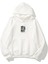 Unisex Give Love Back Ön Arka Baskılı Beyaz Sweatshirt Hoodie 2