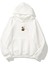 Unisex Pika Pika Pokemon Ön Arka Baskılı Beyaz Sweatshirt Hoodie 2