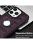 iPhone13 Pro 6.1 Inç Cep Telefonu Kasası Logo Pencere Pu Deri+Tpu Arka Kapak-Dark Mor (Yurt Dışından) 4