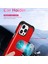 Ring Tutucu Pc+Tpu Damla Geçirmez Telefon Koruyucu Kapak Kırmızısı ile iPhone14 Pro Kılıf (Yurt Dışından) 5