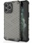 iPhone15 Pro-Cratch Anti-Cratch Tpu+Pc Telefon Kabuğu Petek Doku Kapağı Telefon Kılıfı Black (Yurt Dışından) 1