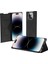 Pu Deri+Pc Telefon Stand Kılıfı iPhone14 Plus Için Kart Tutucu Nappa Doku Anti Drop Kapak Black (Yurt Dışından) 1