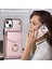iPhone13 Mini 5.4 Inç Kasa Akordeon Stili Pu+Tpu Rfıd Engelleme Kickstand Telefon Kapağı Kayış Rose Gold (Yurt Dışından) 4