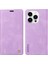 iPhone14 Pro Magnetic Pu Deri Cüzdan Kılıfı Bırak-Kötü Stand Telefon Kapak Morası (Yurt Dışından) 1