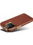 iPhone13 Pro Electroclating Geri Kapak Orijinal Inek Deri Kaplamalı Pc Koruyucu Telefon Vaka-Brown (Yurt Dışından) 4