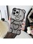 iPhone13 Pro Max Telefon Kılıfı Karikatür Bear Bling Pırıltılı Elektrokaplanmış Kapak Black (Yurt Dışından) 1