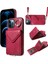 iPhone12/12 Için Pro Telefon Kılıfı Tutucu Koruyucu Crossbody Cover-Wine Red (Yurt Dışından) 1