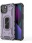 iPhone13 6.1 Inç Kasa Için Ince Uygun Çizik Dirençli Pc+Tpu Telefon Geri Kapak-Mor (Yurt Dışından) 1