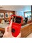 iPhone14 Pro Kart Tutucu Pc+Tpu Yumru Kanıtı Kasa Kickstand Telefon Kapağı Uzun Kayış Kırmızısı (Yurt Dışından) 5