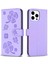 iPhone14 Pro Cüzdan Telefon Kılıfı Yonca Için Baskalı Şok Geçirmez Fall Anti-Cover-Purple (Yurt Dışından) 1