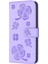 iPhone14 Pro Cüzdan Telefon Kılıfı Yonca Için Baskalı Şok Geçirmez Fall Anti-Cover-Purple (Yurt Dışından) 5