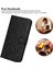 iPhone14 Plus Içinpu Derisi Baskılı Cüzdan Stand Mobil Telefon Kılıfı Black (Yurt Dışından) 2