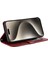 Strap-Wine Red ile Kart Tutucu Telefon Stand Kapağı ile iPhone13 Pro Deri Kılıfı (Yurt Dışından) 3