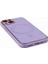 iPhone13 Elektraplama Telefon Kılıfı Şok Geçirmez Pu Deri Kaplamalı Tpu+Pc Manyetik Kapak Magsafe-Purple ile Uyumlu (Yurt Dışından) 5
