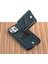 iPhone15 Pl Pu Deri Kaplamalı Tpu+Pc Kart Yuvaları Kapak Litchi Doku Kickstand Telefon Kılıfı Blue (Yurt Dışından) 4