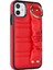 iPhone11 Kasa Için Piled Wristband Kickstand Pu Deri Kaplamalı Tpu Kapak Kırmızı (Yurt Dışından) 1