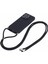 iPhone14 Pro Case Için Long Lanyard-Black ile Ka Yumuşak Tpu Fiber Astar Telefon Kapağı (Yurt Dışından) 2