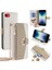 iPhone7/8 Kılıf Metal Ring Zipper Cep Crossbody Telefon Kapak-Beyaz (Yurt Dışından) 1