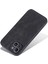 iPhone15 Plus Anti-Cratch Telefon Kabuğu Baskılı Desen Pu Deri+Tpu Telefon Geri Kapak Black (Yurt Dışından) 4
