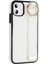 iPhone11 Case Wristband Kickstand Wave Desen Anti Drop Pu+Tpu Telefon Kapak-Beyaz (Yurt Dışından) 3