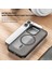 iPhone14 Pro Max Shockproof Case Mat Pc+Tpu Telefon Kapağı Magsafe-Dark Mor ile Uyumlu (Yurt Dışından) 3