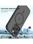 iPhone14 Pro Max Shockproof Case Mat Pc+Tpu Telefon Kapağı Magsafe-Dark Mor ile Uyumlu (Yurt Dışından) 4