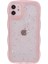 iPhone11 Için Jtw Serisi Tpu Kılıf Glitter Stars Wavy Edge Koruyucu Telefon Kapak-Pembe (Yurt Dışından) 3
