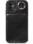 iPhone11 Crossbody Phone Case Pu Deri+Tpu Ring Kickstand Cover-Black (Yurt Dışından) 2
