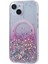 iPhone13 Vaka Gradyan Glitter Acrivlic+Tpu Manyetik Telefon Kapak Pembe Için Jtw Serisi (Yurt Dışından) 1