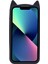 iPhone13 Akıllı Telefon Kılıfı 3D Bıyık Kedi Şok Geçirmez Silikon Cep Telefonu Kapak Black (Yurt Dışından) 5