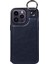iPhone14 Pro Case Bırak Damalı Pu Deri+Tpu Telefon Kapağı Kickstand Shell-Navy Blue (Yurt Dışından) 3