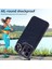 iPhone14 Pro Case Bırak Damalı Pu Deri+Tpu Telefon Kapağı Kickstand Shell-Navy Blue (Yurt Dışından) 5