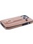 iPhone13 Için 6.1 Inç Kasa Retro Pu Deri+Tpu Kickstand Telefon Kapağı Kart Yuvası ile Altın (Yurt Dışından) 5