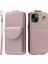 iPhone14 Vaka Stand Kartı Tutucu Deri Telefon Kapağı Straps-Rose Altın (Yurt Dışından) 1