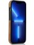 iPhone13 Pro 6.1 Inç Için Slim Fit Pu Deri+Tpu Düz Renk Tasarım Telefon Koruyucu-Kahverengi (Yurt Dışından) 2