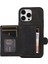 iPhone12/12 Pro Kase Için Uzun Kayış Deri Tpu Arka Kapak Kartı Çanta-Siyah (Yurt Dışından) 2