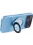 Magsafe-Mavi ile Uyumlu iPhone14 Case Anti-Drop Hard Pc Telefon Kılıfı Için Kickstand Cover (Yurt Dışından) 3
