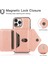 iPhone13 Pro 6.1 Inç Cep Telefon Kılıfı Deri+Tpu Kart Torbası Golü Altın ile Kuşa Karşıtı Crossbody Cover (Yurt Dışından) 2