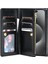 iPhone13 Pro Max 6.7 Inç Vaka 7 Kart Yuvaları Stand Telefon Kapağı El Strap-Black (Yurt Dışından) 4