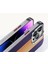 iPhone13 Pro Lazer Pu Deri Kaplamalı Tpu Telefon Kılıfı Gradyan Tasarım Cep Telefonu Kapak Kabuk-Mavi (Yurt Dışından) 3