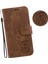 iPhone14 Pro Max Deri Cüzdan Stand Akıllı Telefon Kabuğu Karikatür Tiger Prescint Cover-Brown (Yurt Dışından) 5