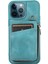 iPhone12/12 Pro Cep Telefonu Kasası Pu Deri+Tpu Yumru Dövüşü Kapak Yeşil (Yurt Dışından) 5