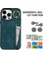 iPhone13 Pro Cep Telefonu Kılıfı Kickstand Rfıd Engelleme Pu+Tpu Kapak-Mavi (Yurt Dışından) 4