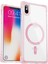 iPhoneXs Max Takviyeli Köşeler Serisi Magsafe Slım-Fıt Tpu+Akrilik Kabuk-Şeffaf Pembe (Yurt Dışından) 1